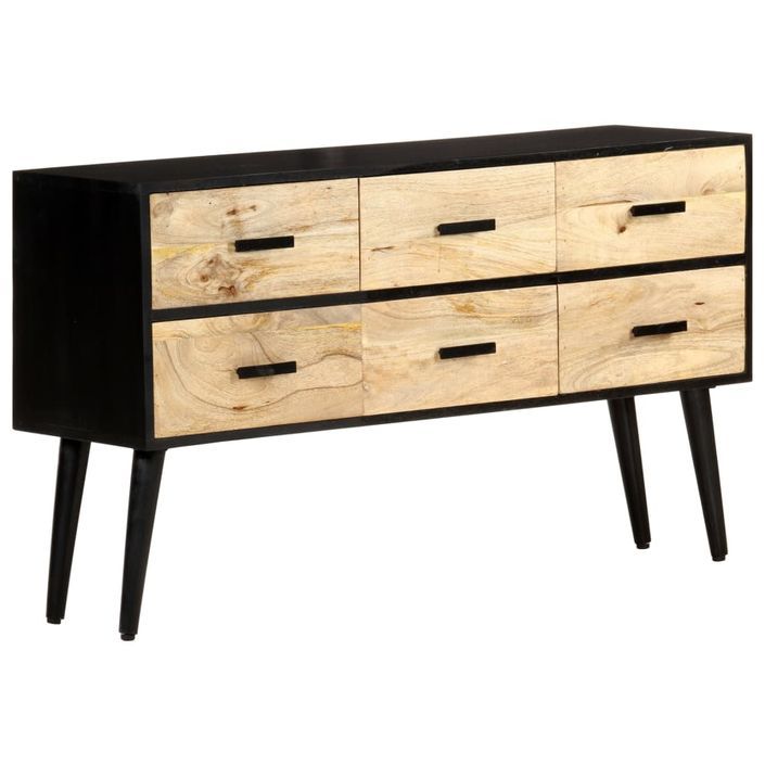 Buffet 110x33x64 cm Bois de manguier massif - Photo n°10