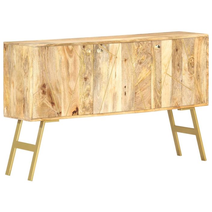 Buffet 118x30x75 cm Bois de manguier massif 2 - Photo n°7