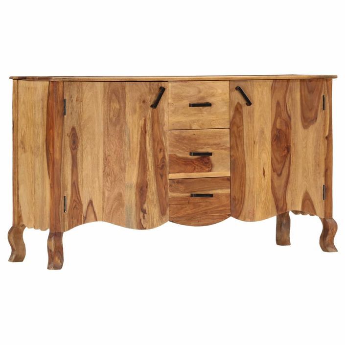 Buffet 145x40x80 cm Bois solide - Photo n°10