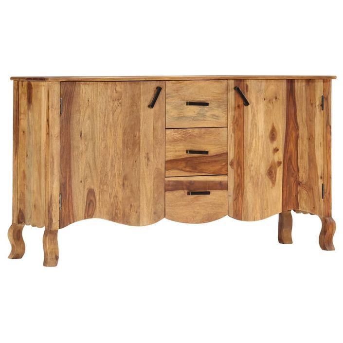 Buffet 145x40x80 cm Bois solide - Photo n°11