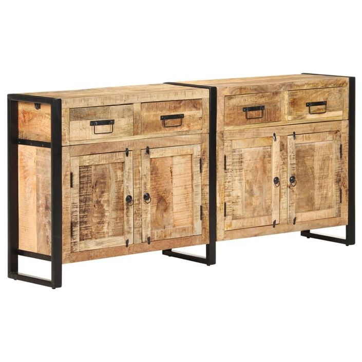 Buffet 172x35x80 cm Bois de manguier massif - Photo n°8