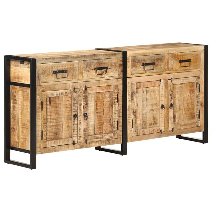 Buffet 172x35x80 cm Bois de manguier massif - Photo n°9