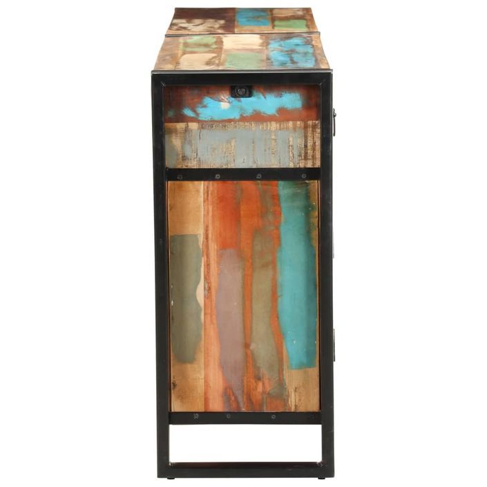 Buffet 172x35x80 cm Bois de récupération massif - Photo n°7