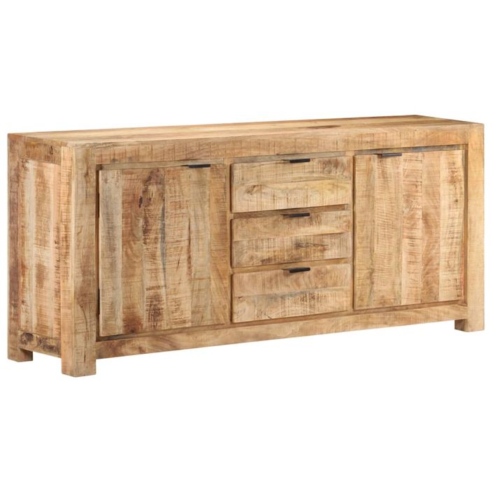 Buffet 175x40x75 cm Bois de manguier brut - Photo n°10