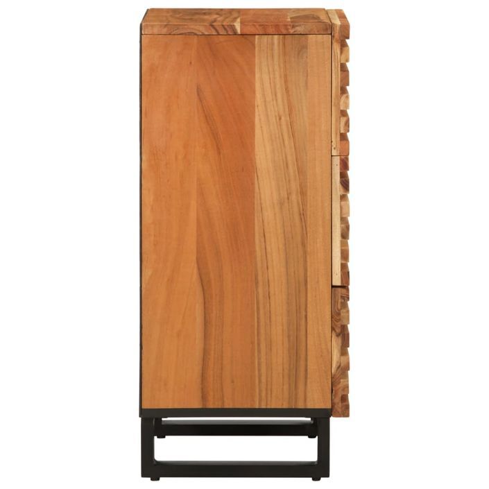 Buffet 40x34x75 cm bois d'acacia massif - Photo n°4