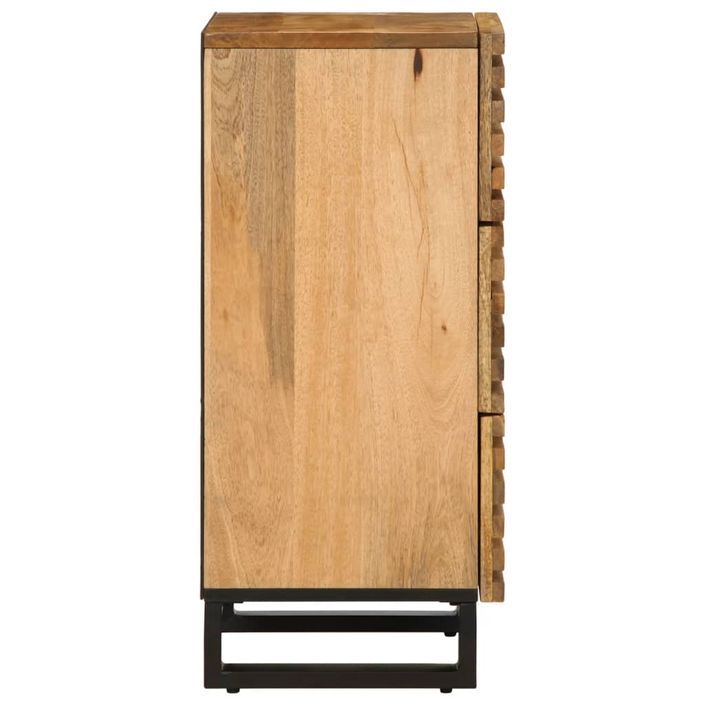 Buffet 40x34x75 cm bois de manguier massif brut - Photo n°4