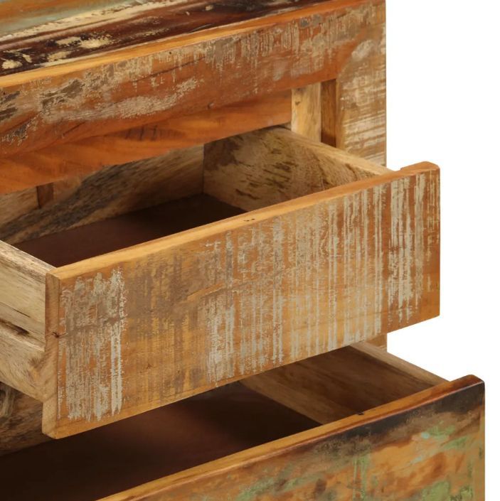 Buffet 5 tiroirs bois massif recyclé Moust - Photo n°5