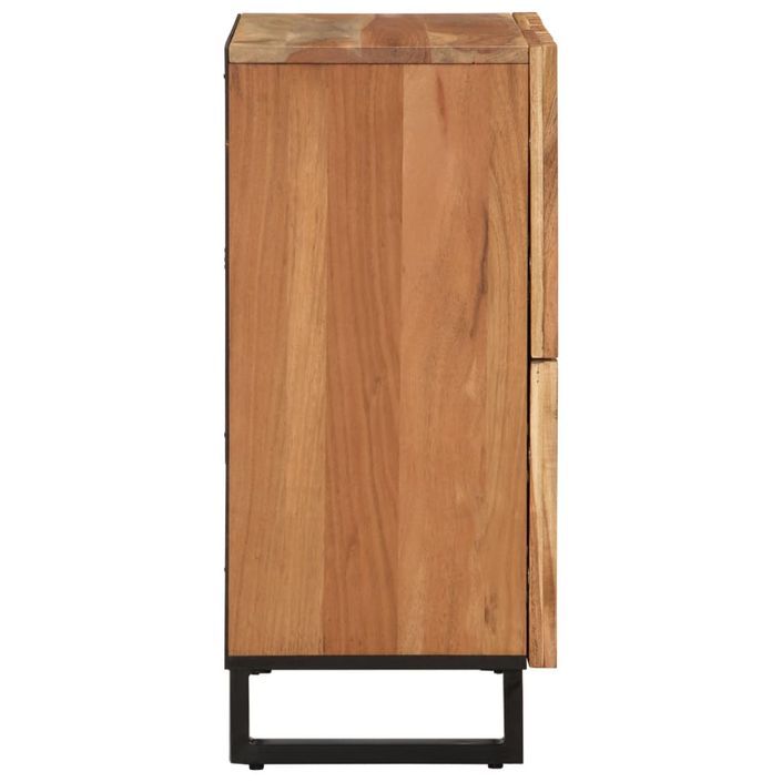 Buffet 60x34x75 cm bois d'acacia massif - Photo n°4