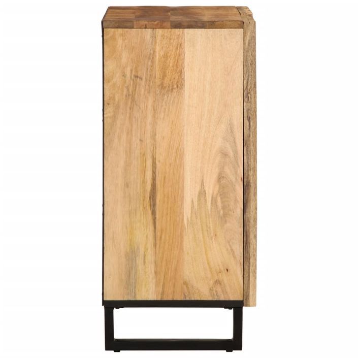 Buffet 60x34x75 cm bois de manguier massif brut - Photo n°4