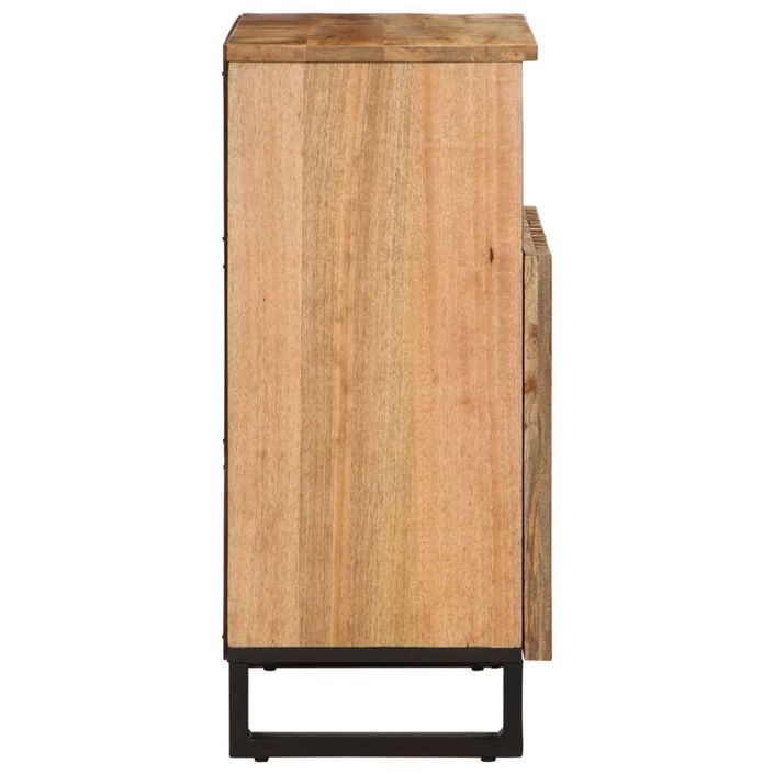 Buffet 60x34x75 cm bois de manguier massif brut - Photo n°4