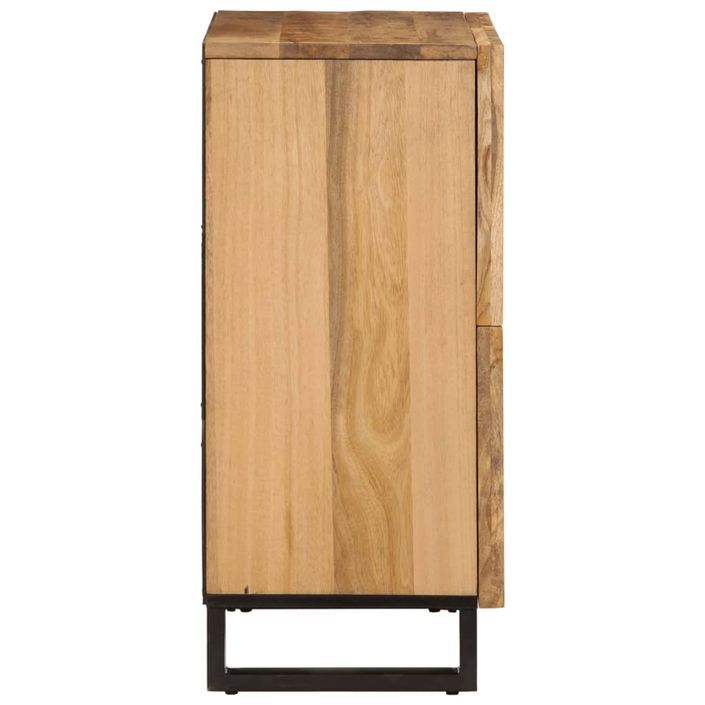 Buffet 60x34x75 cm bois de manguier massif brut - Photo n°4