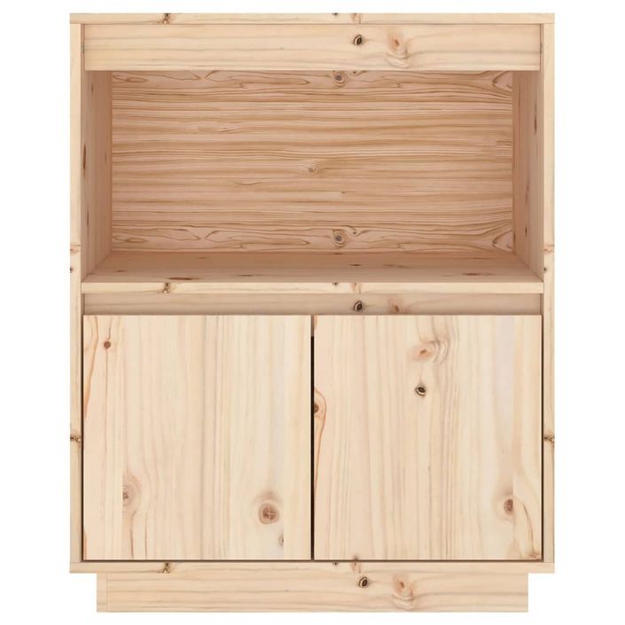 Buffet 60x34x75 cm Bois massif de pin 3 - Photo n°5