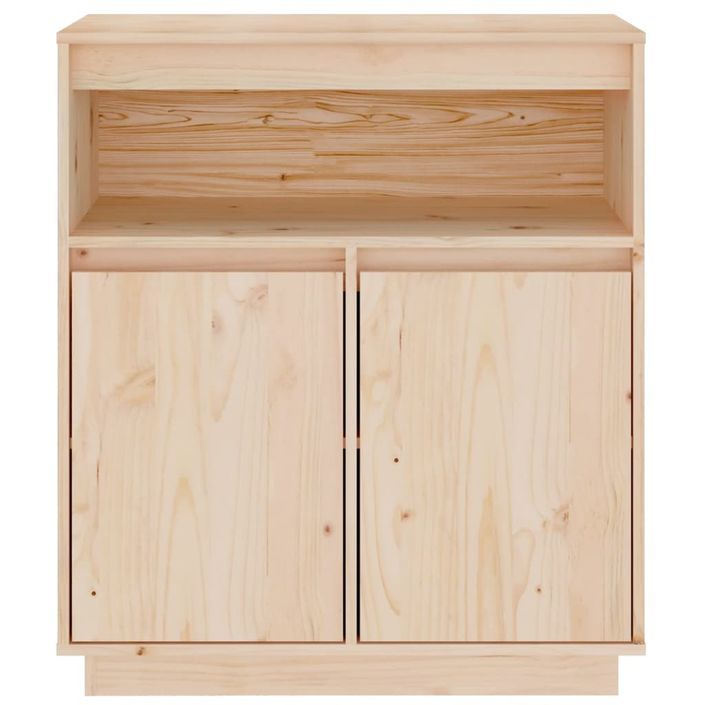 Buffet 70x34x80 cm Bois massif de pin - Photo n°4