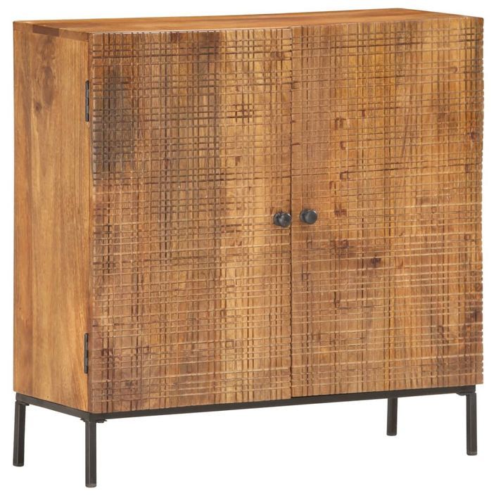 Buffet 75 x 30 x 75 cm Bois de manguier massif - Photo n°9