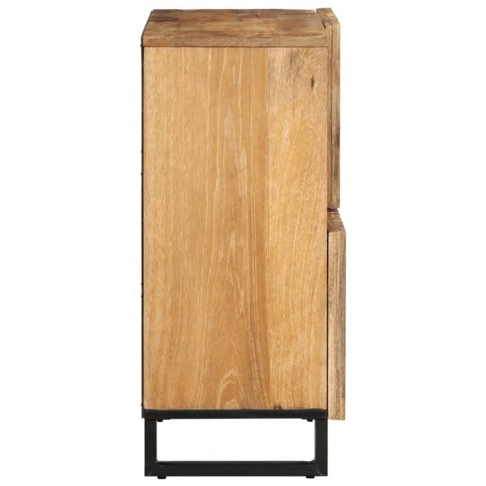 Buffet 80x34x75 cm bois de manguier massif brut - Photo n°4