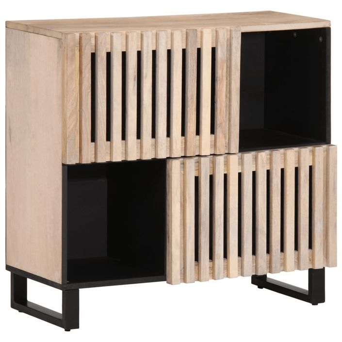 Buffet 80x34x75 cm Bois massif de manguier - Photo n°1