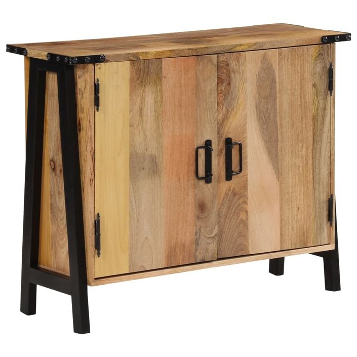 Buffet 88x30x69 cm bois massif de manguier - Photo n°11