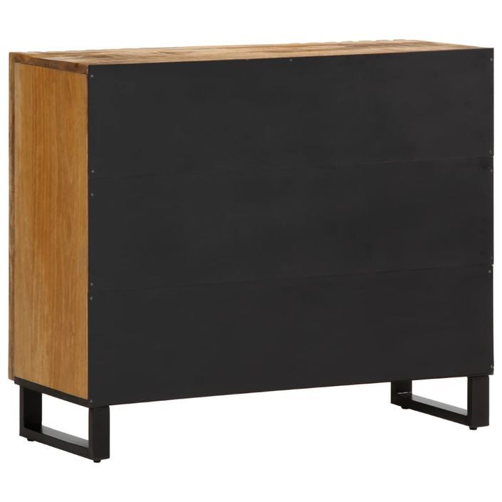 Buffet 90x34x75 cm bois de manguier massif brut - Photo n°4