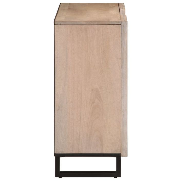 Buffet 90x34x75 cm bois massif de manguier - Photo n°3