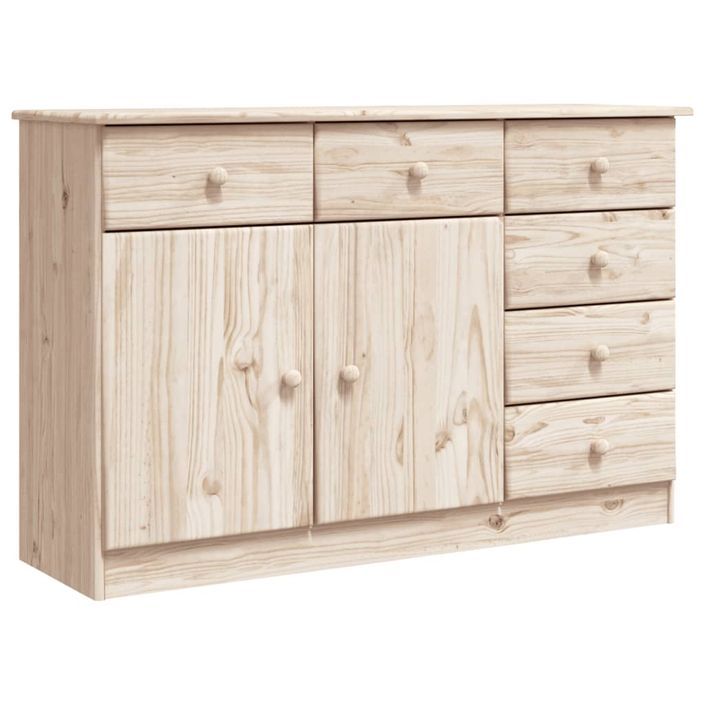 Buffet ALTA 112x35x73 cm bois massif de pin - Photo n°1