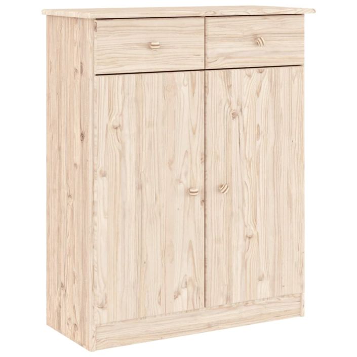 Buffet ALTA 77x35x188 cm bois massif de pin - Photo n°9