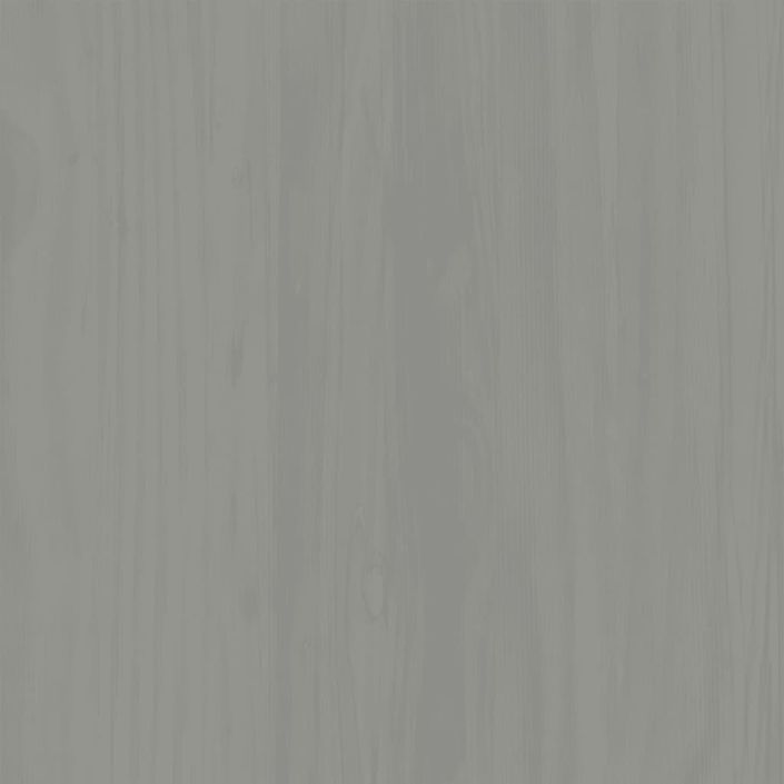 Buffet avec tiroirs VIGO 78x40x75 cm gris bois massif de pin - Photo n°8