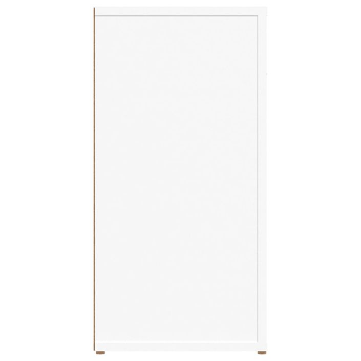 Buffet Blanc 100x30x59,5 cm Bois d'ingénierie - Photo n°7