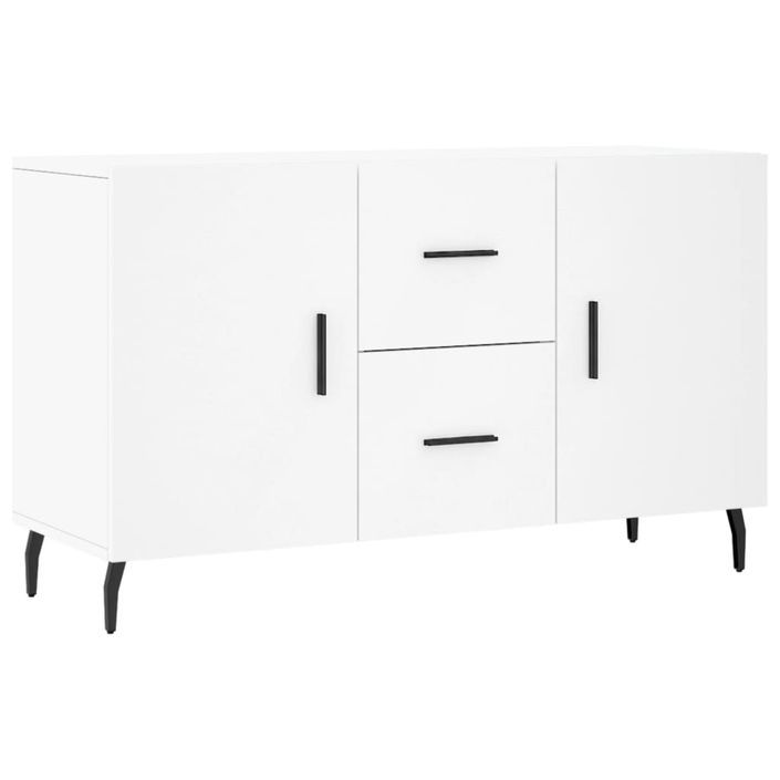 Buffet blanc 100x36x60 cm bois d'ingénierie - Photo n°1