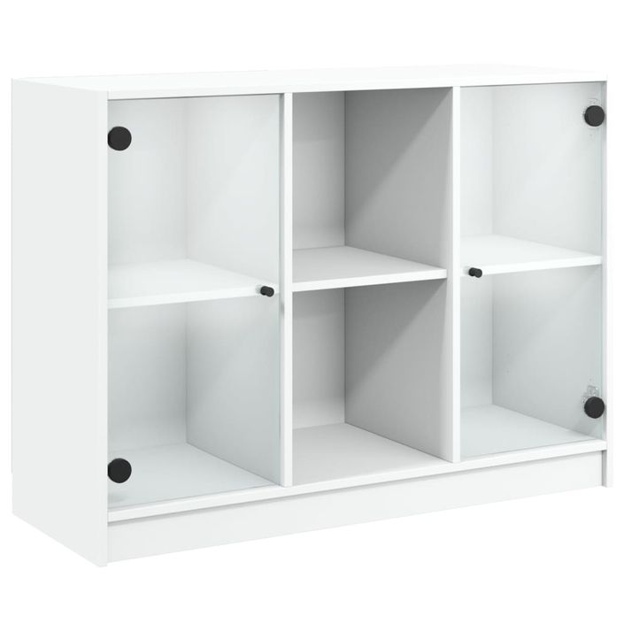 Buffet blanc 101,5x37x75,5 cm bois d'ingénierie - Photo n°1