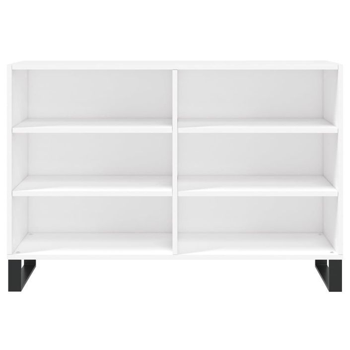 Buffet blanc 103,5x35x70 cm bois d'ingénierie - Photo n°4