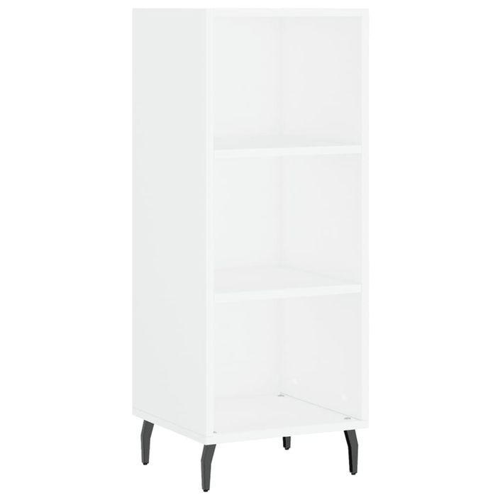 Buffet blanc 34,5x32,5x90 cm bois d'ingénierie - Photo n°1