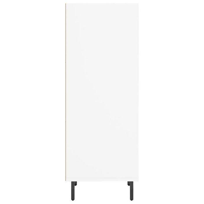 Buffet blanc 34,5x32,5x90 cm bois d'ingénierie - Photo n°5