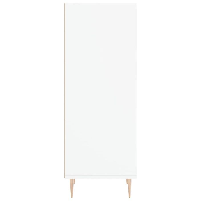 Buffet blanc 34,5x32,5x90 cm bois d'ingénierie - Photo n°5