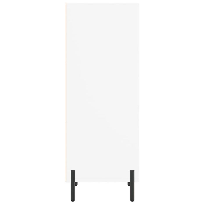 Buffet blanc 34,5x32,5x90 cm bois d'ingénierie - Photo n°5