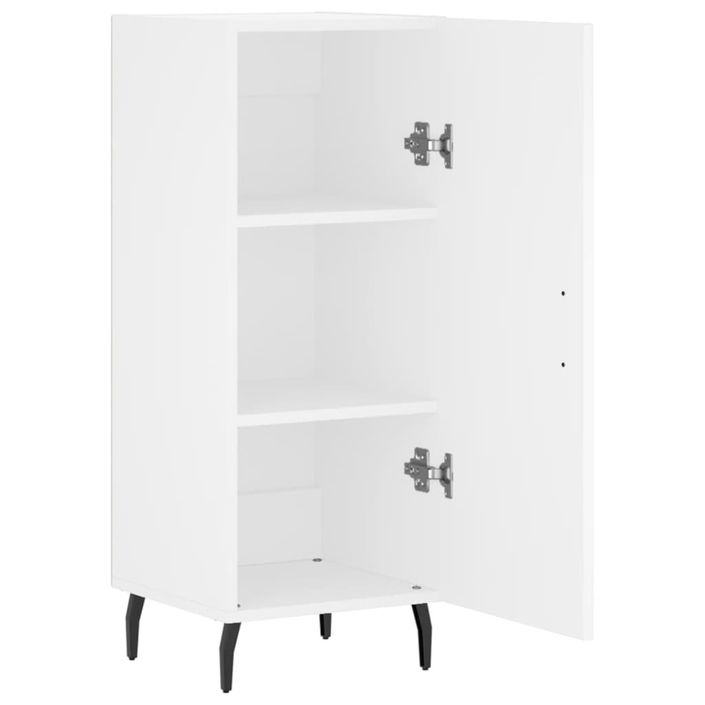 Buffet blanc 34,5x34x90 cm bois d'ingénierie - Photo n°5