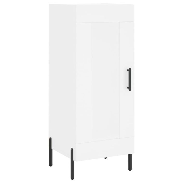 Buffet blanc 34,5x34x90 cm bois d'ingénierie - Photo n°1