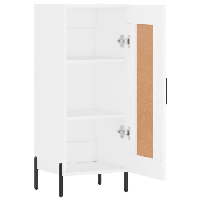 Buffet blanc 34,5x34x90 cm bois d'ingénierie - Photo n°6