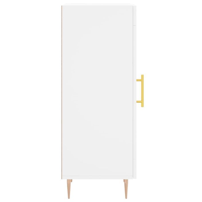 Buffet blanc 34,5x34x90 cm bois d'ingénierie - Photo n°7