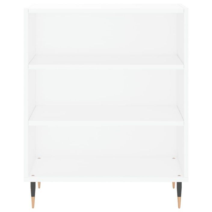 Buffet blanc 57x35x70 cm bois d’ingénierie - Photo n°4