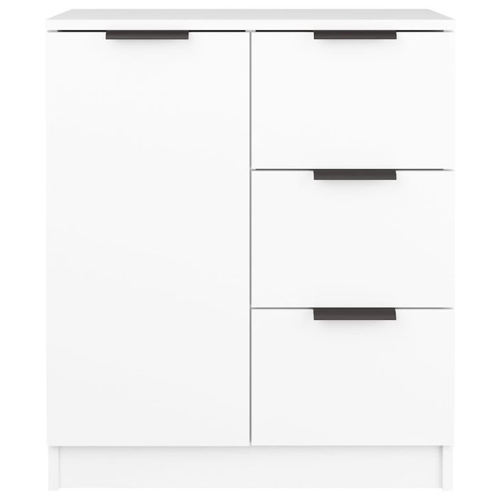 Buffet Blanc 60x30x70 cm Bois d'ingénierie - Photo n°4