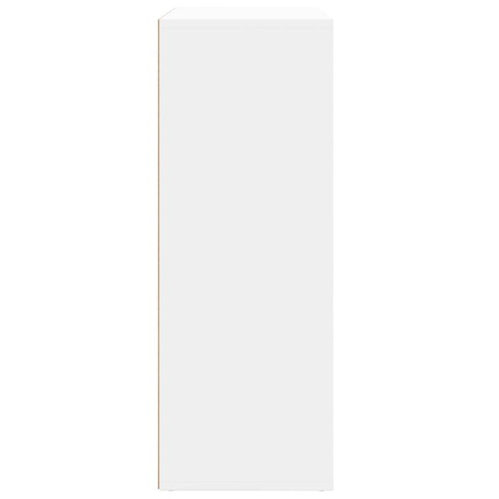 Buffet blanc 60x31x84 cm bois d'ingénierie - Photo n°6