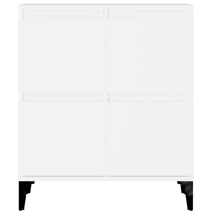 Buffet Blanc 60x35x70 cm Bois d'ingénierie - Photo n°6