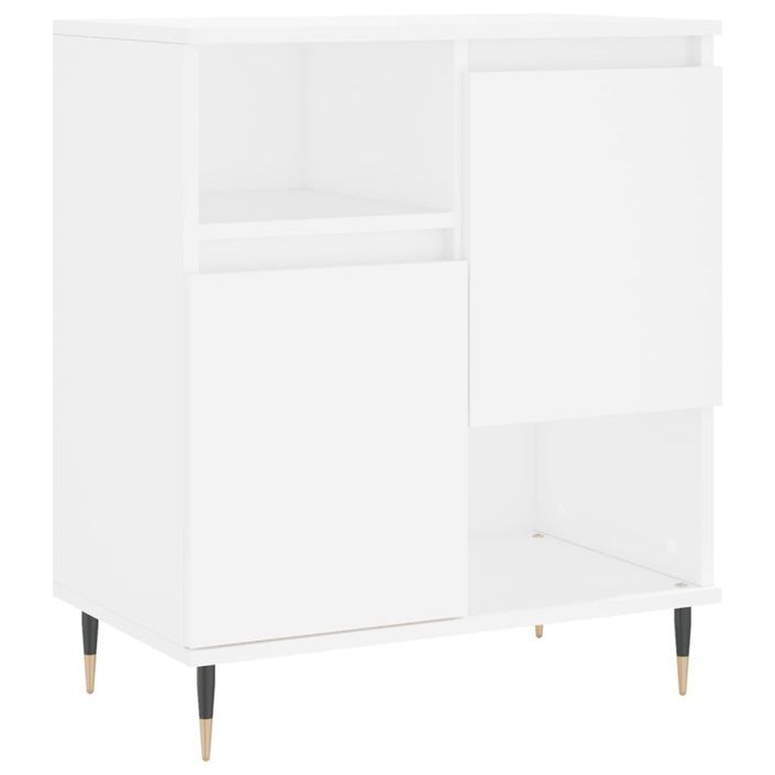 Buffet Blanc 60x35x70 cm Bois d'ingénierie - Photo n°1