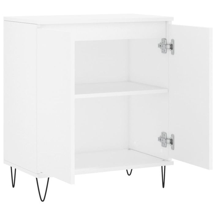 Buffet Blanc 60x35x70 cm Bois d'ingénierie - Photo n°6