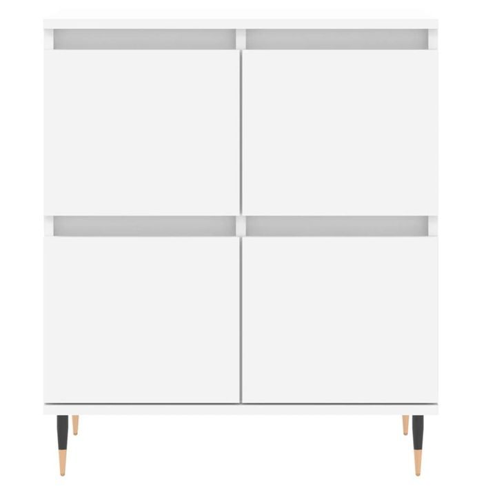 Buffet Blanc 60x35x70 cm Bois d'ingénierie - Photo n°5