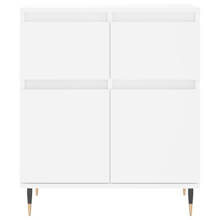 Buffet Blanc 60x35x70 cm Bois d'ingénierie - Photo n°5