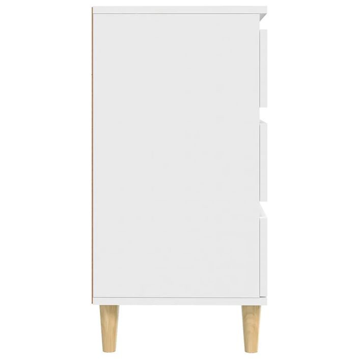 Buffet Blanc 60x35x70 cm Bois d'ingénierie - Photo n°8