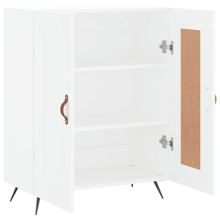 Buffet blanc 69,5x34x90 cm bois d'ingénierie - Photo n°6