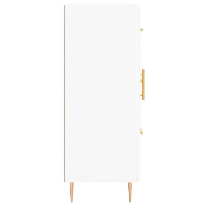 Buffet blanc 69,5x34x90 cm bois d'ingénierie - Photo n°7