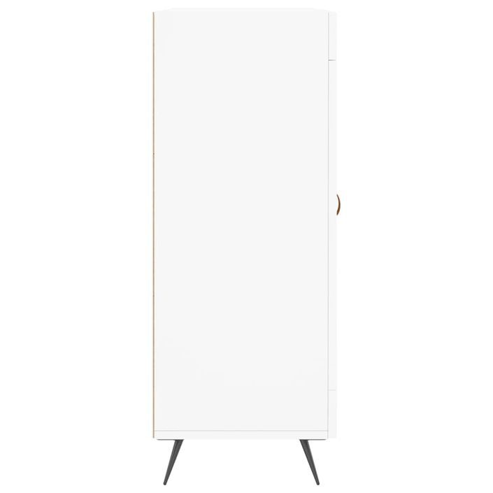 Buffet blanc 69,5x34x90 cm bois d'ingénierie - Photo n°7